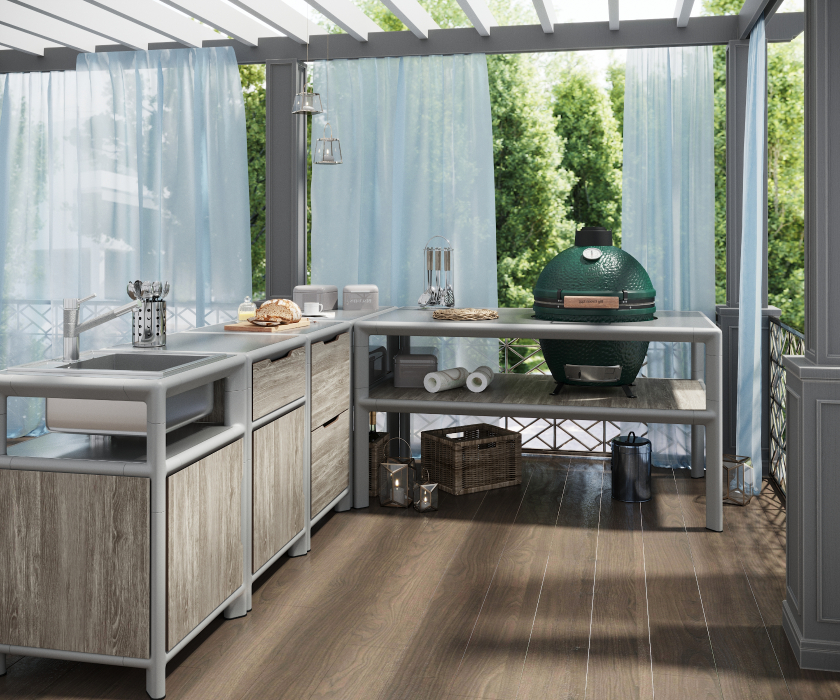 Уличные модульные кухни премиум-класса